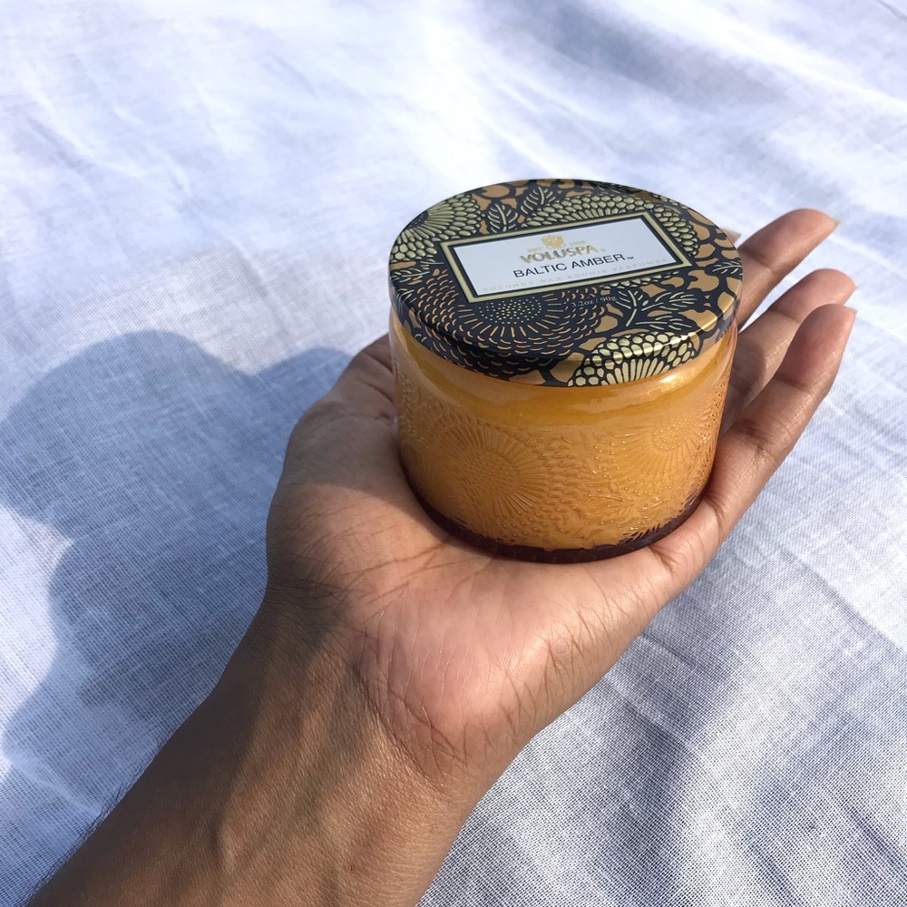 Voluspa Baltic Amber Petite Jar Candle ⚠️